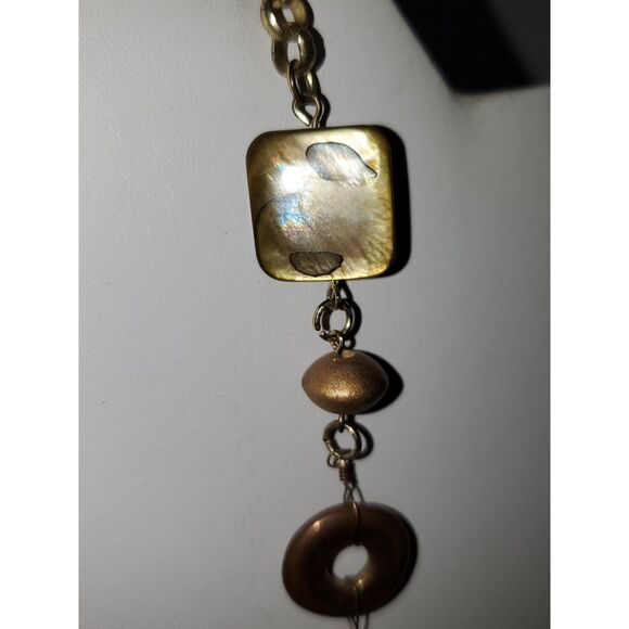 A Premiere Designs Stone and Bead Necklace Boho Beachy Career Casual - Picture 6 of 12